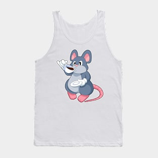 Mouse with Coffee Cup Tank Top